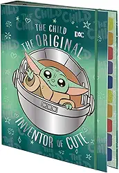 Fichário Universitário Star Wars Mandaloriam - Fechamento em Elástico