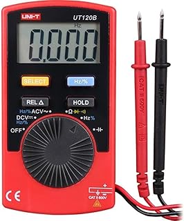 UNI-T UT120B Series UT120 Digital Pocket Multimeter, 600 V AC/DC, 100 kHz