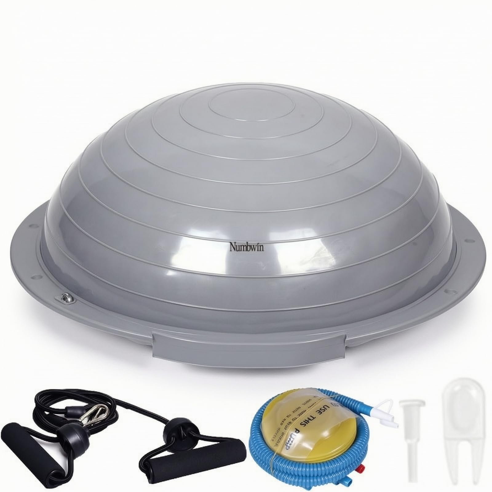 Ball Fitness Dome Halbkugel Gleichgewichtsball Balance mit Stabiler Basis Und Widerstandsfähiger Pvc-oberfläche für Heimtraining Core-stärkung Koordinationsübungen