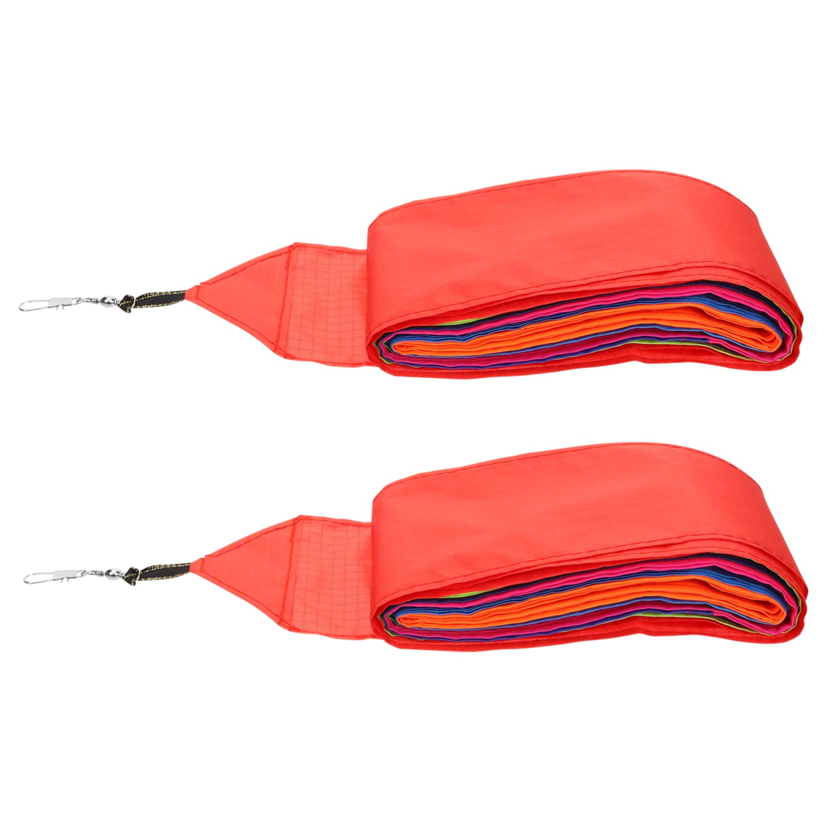 BRIGHTFUFU 2Pcs Colorful Kite Tails Streamers Outdoor Kite Accessories for Enhanced Flying Experience Vibrant Streamers for Kites for Outdoor Activities and Fun