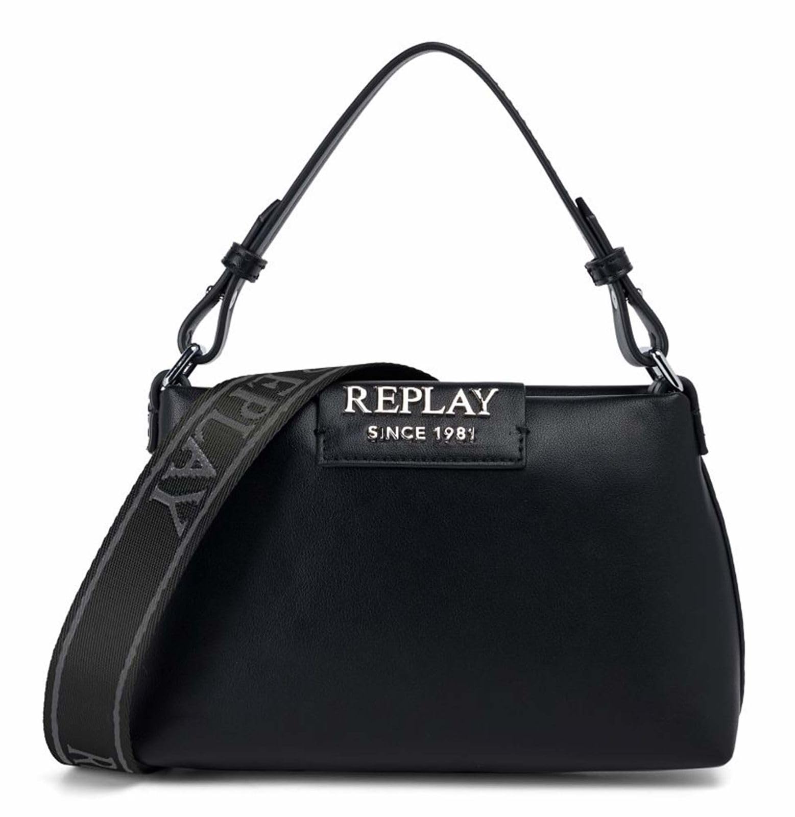 Replay Women's FW3779 Handbag, 0098 Black, 0098 Black, Einheitsgröße