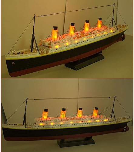 Miniatura 4 de Barco RC Control Remoto 1325 Titanic Sea Grand Crucero Barco Alta Simulación RC Modelo de Regalo Barco de Carreras de Barcos Exhibición