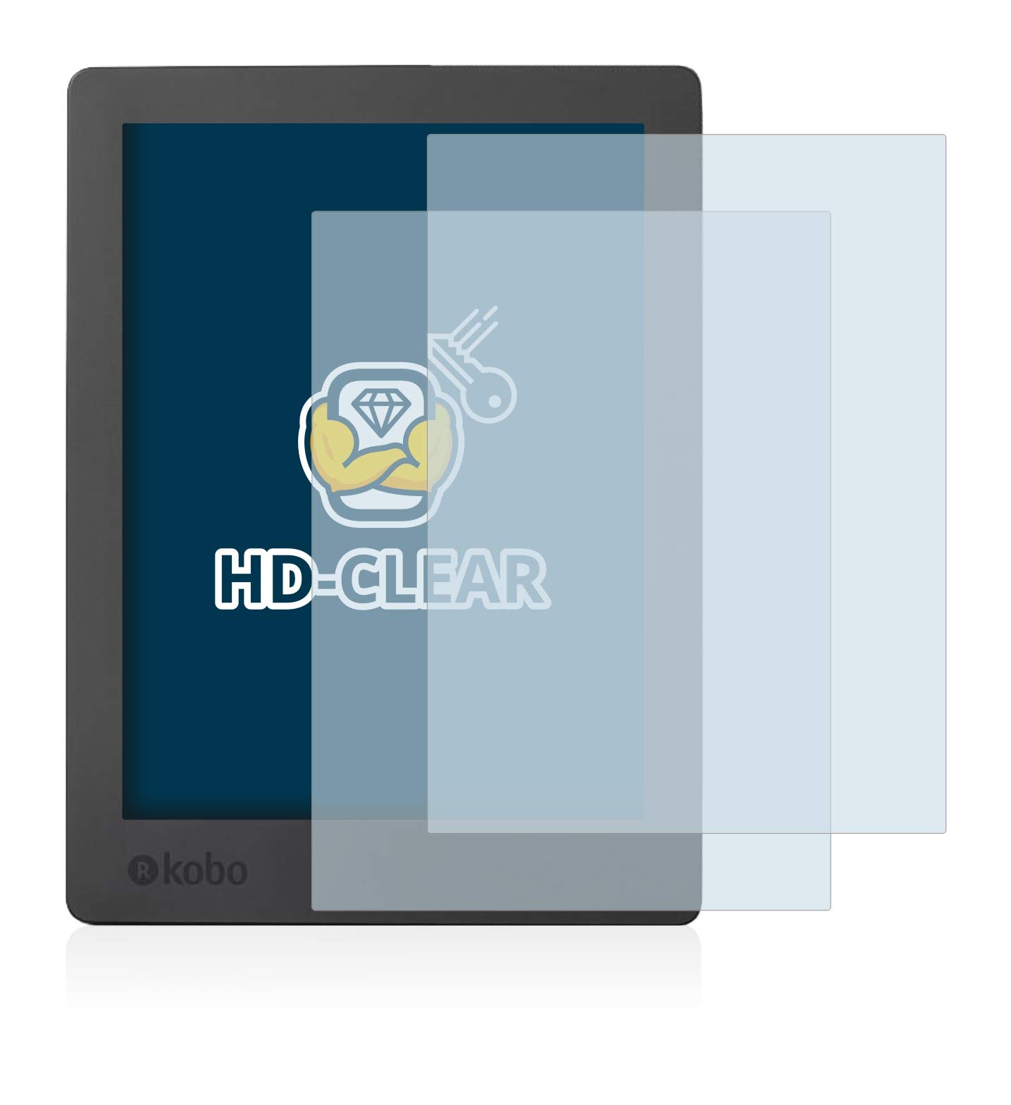 2 Films Protecteurs BROTECT Pour Kobo Clara 2E - Ultra Clair, Anti-Rayures & Anti-Empreintes - Montage Facile