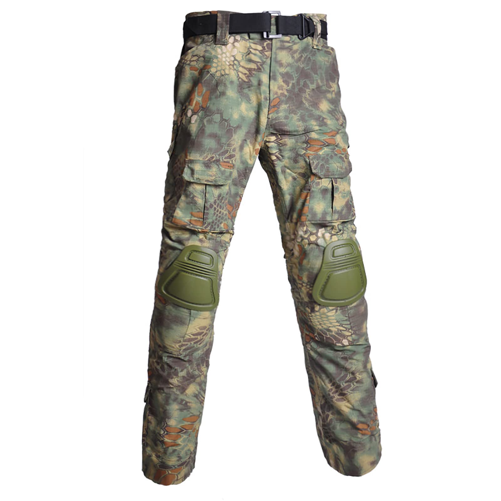 Python Pantalon Tactique Imperméable Pour Homme Motif Camouflage, Black Snake, 27-32