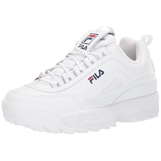 Fila Men's Disruptor Ii Premium Sneaker, White, 9.5