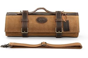 EVERPRIDE Chef Knife Roll Bag, Premium Kitchen Knives Carrier Storage Case for...