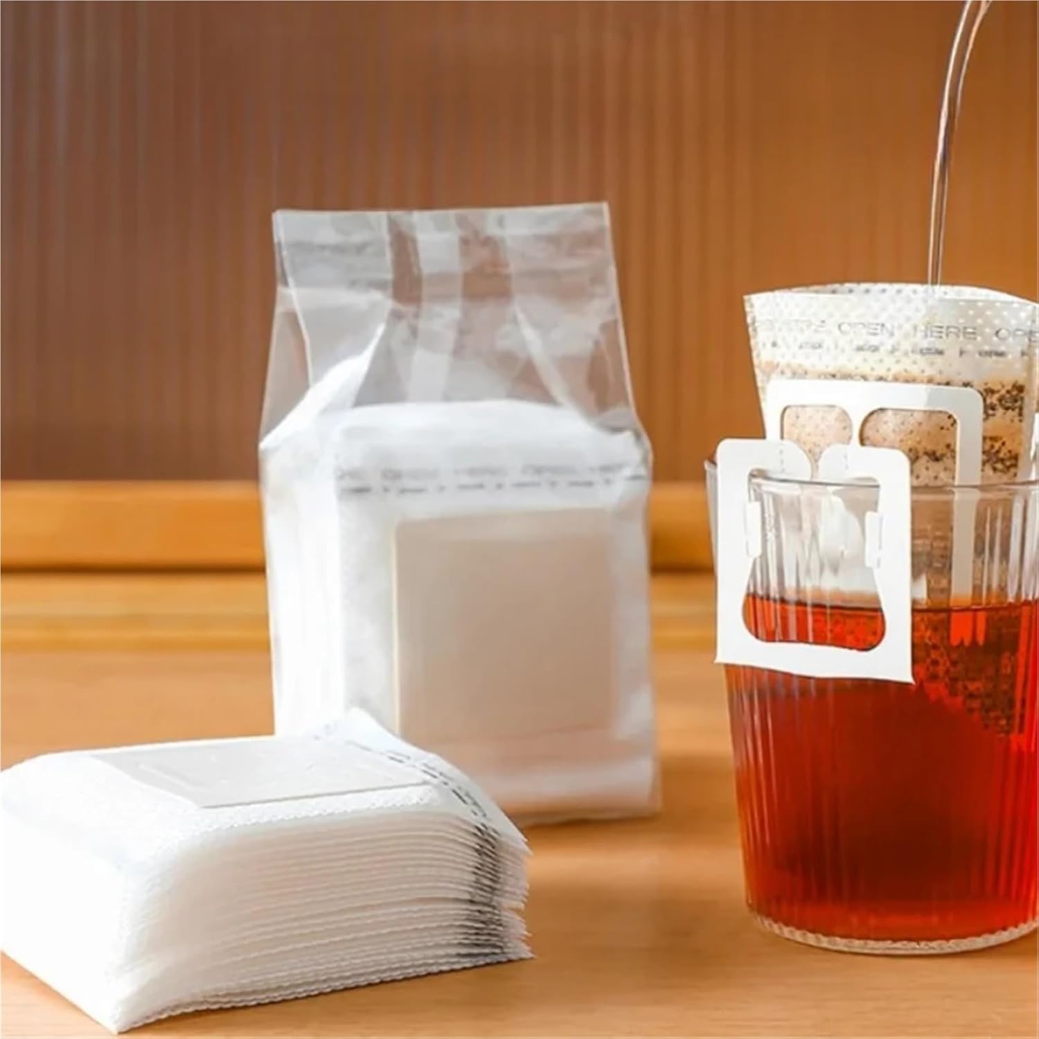 400 Pcs Cup-Friendly Drip Brew Disposable Coffee Filter Paper Bags