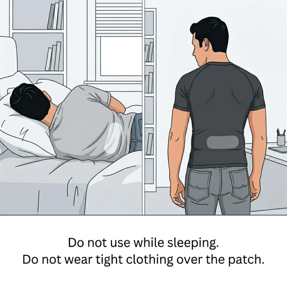 BluHeat Back Pain Relief Patches (pack of 4 pcs REGULAR) 4+ hours of Heat Therapy || Safe and Natural Odour-Free Air-Activated, Long-Lasting Ultimate Substitution for Hot Water Bags for All Skin Types 4