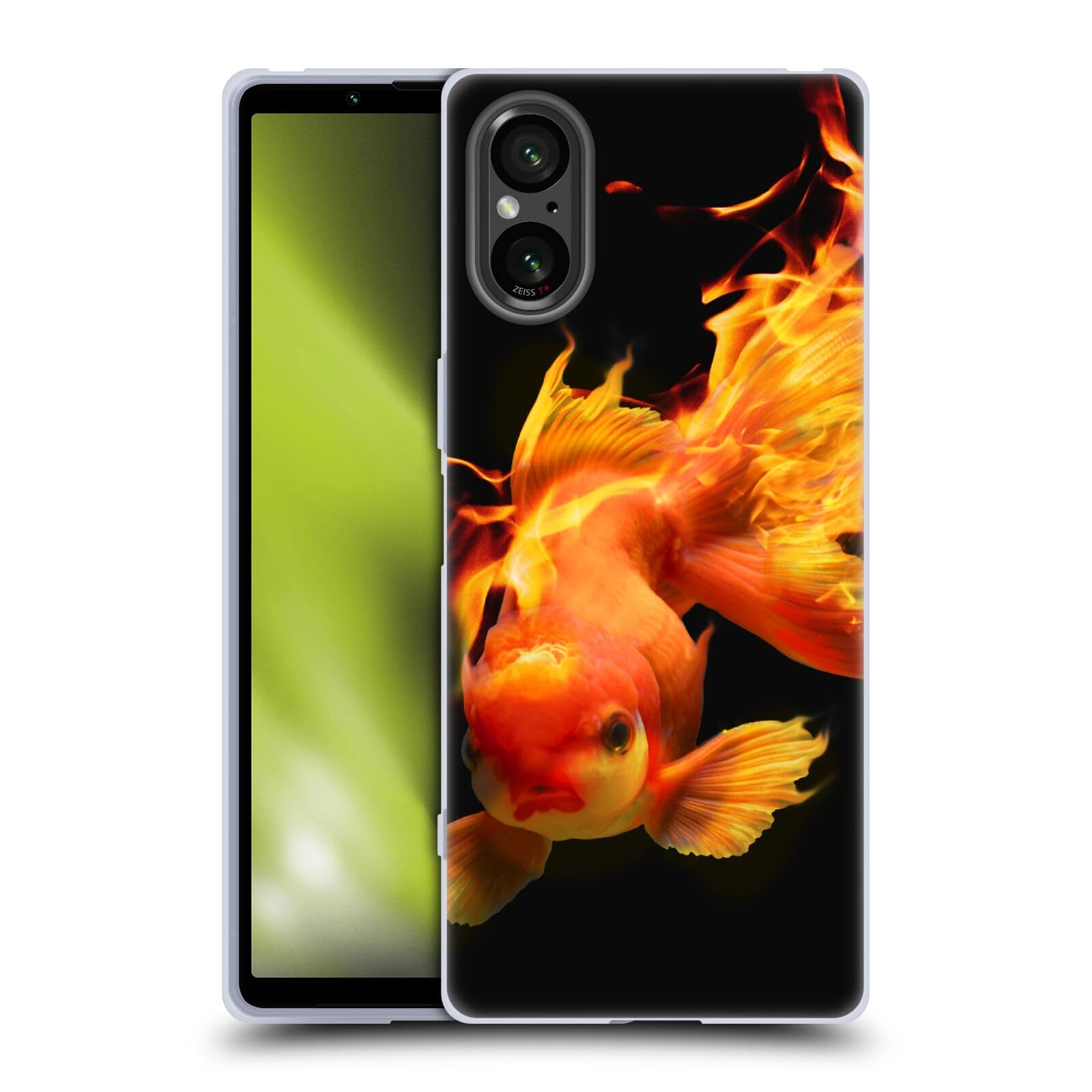 Head Case DesignsOfficially Licensed Dave Loblaw Firefish Underwater Soft Gel Case Compatible with Sony Xperia 5 V 5G