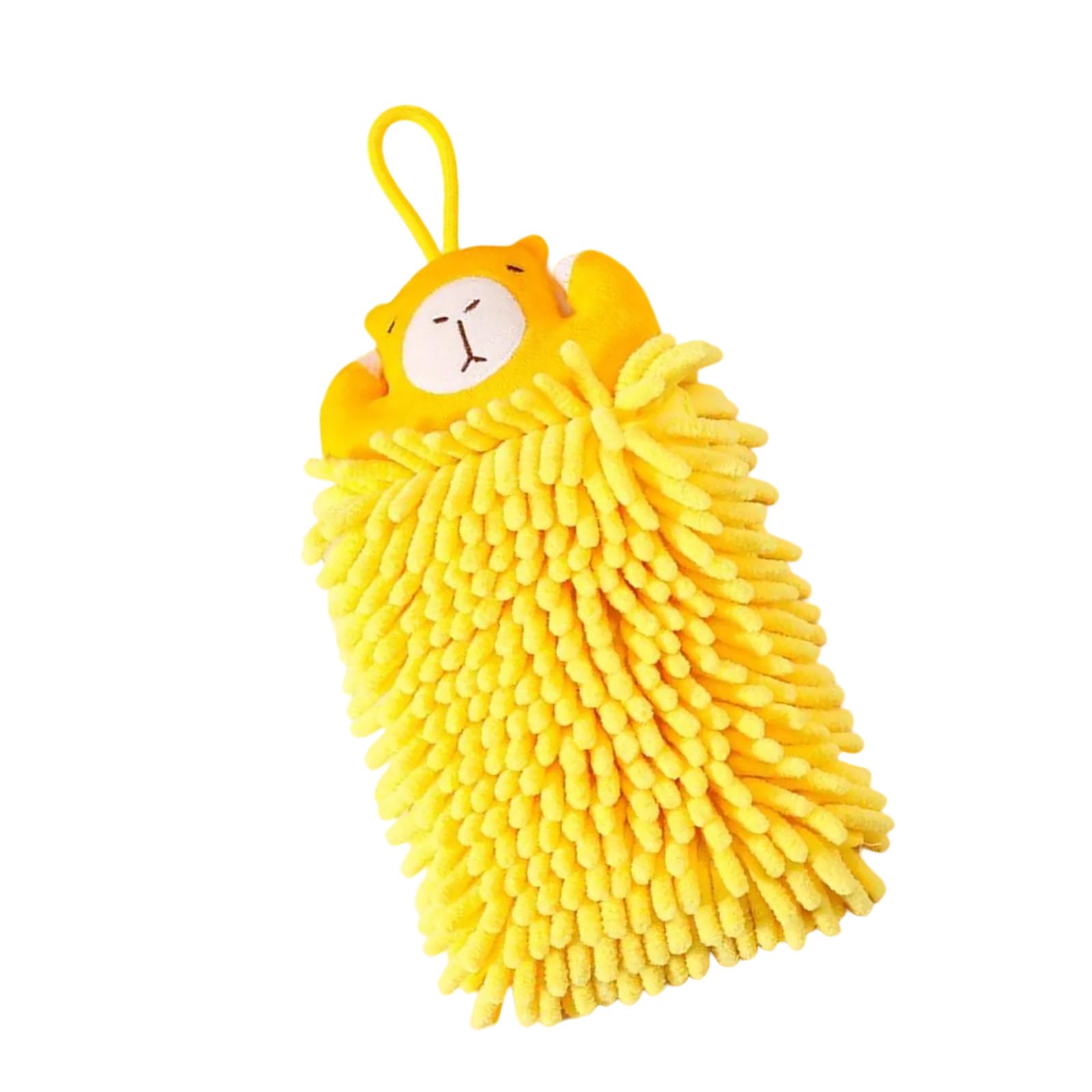 Elnwnnkc Chenilles Hand Towel Bathroom Kitchen Hand Towel Balls with Hanging Loopes Quick Drying Soft Absorbent Microfiber Chenilles Towels