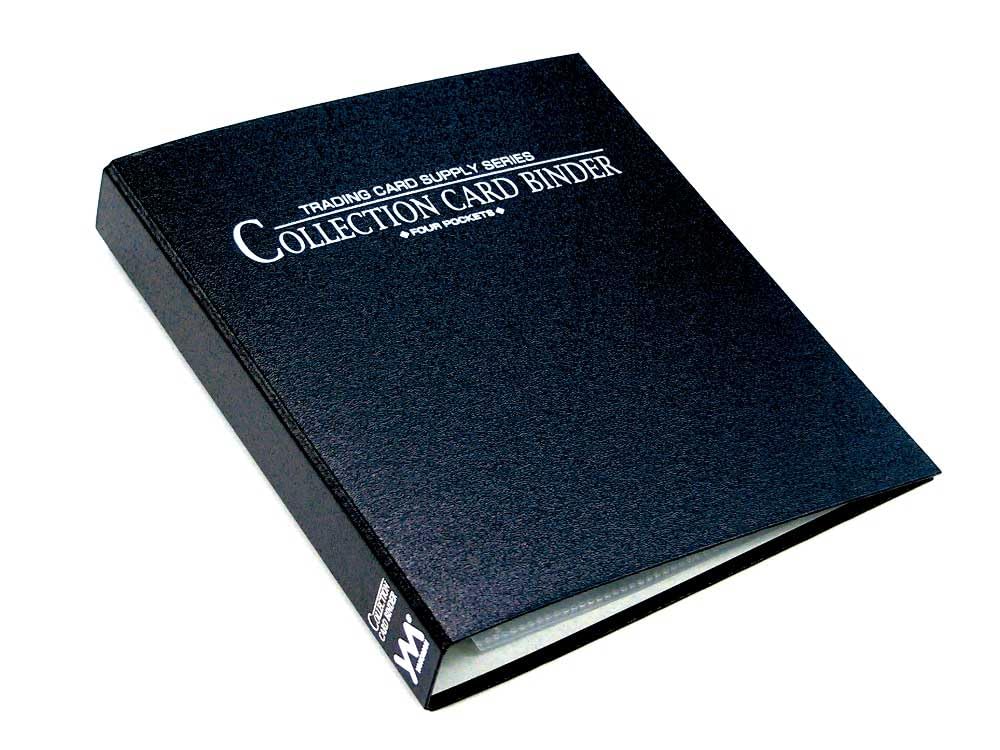 Yanoman Collection Card Binder, 4 Pockets, Black