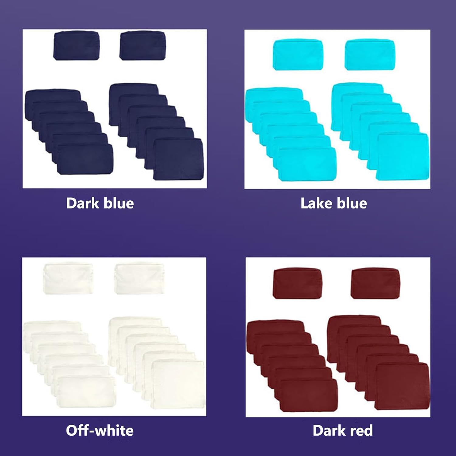 14 Pcs Outdoor Patio Furniture Cushion Covers Replacement, Couch Covers Replacement, Outdoor Couch & Sofa Slipcovers,Red,14pc