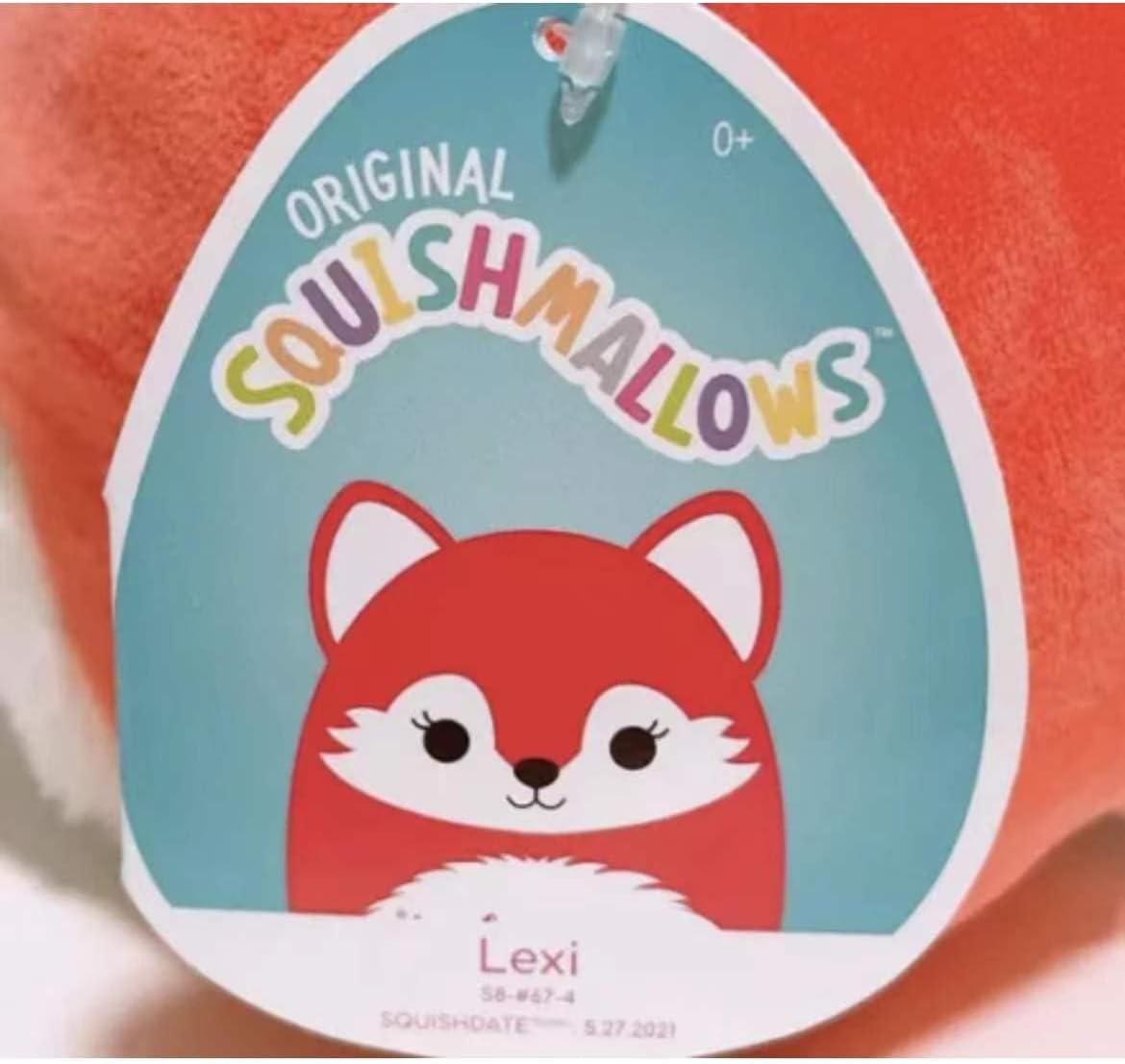 Squishmallows Inspiration Messages 8" Plush Doll (Lexi Red Fox 8”)