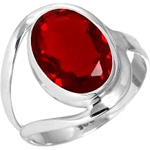 Jeweloporium Natural Gemstone Ring For Women Pearl, Tiger Eye, Lapis, Crystal Oval Boho Genuine 925 Sterling Silver Handmade Jewelry
