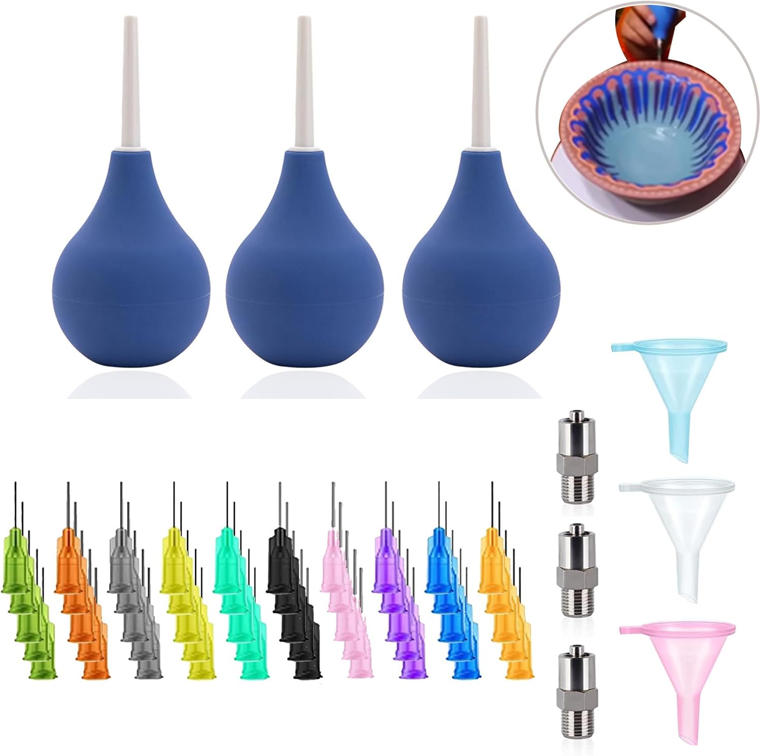 Ceramic Precision Tip Applicator Bottle for Pottery Pottery Tools