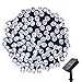 easyDecor Solar String Lights 200 LED Waterproof 72ft 8 Modes Solar Powered Christmas Fairy String Lights for Outdoor Xmas Patio Path Party Lawn Garden Wedding Party Holiday Decoration (Cool White)