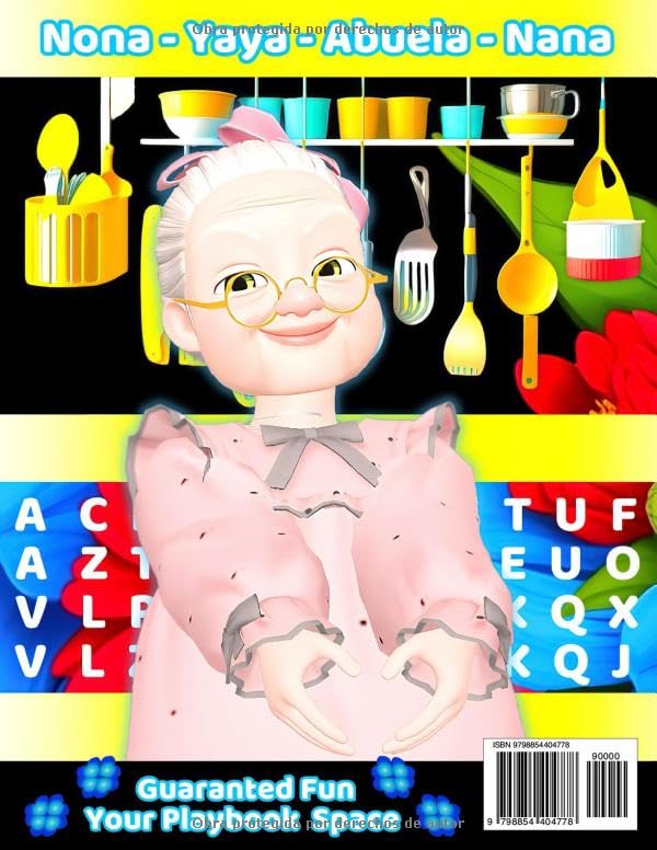 Miniatura 2 de Sopa de Letras de la Abuela Divertido Libro, de Sopa de Letras, Pensado y Creado para Ejercitar la Mente, y la Motricidad Fina, Sopa de Letras para