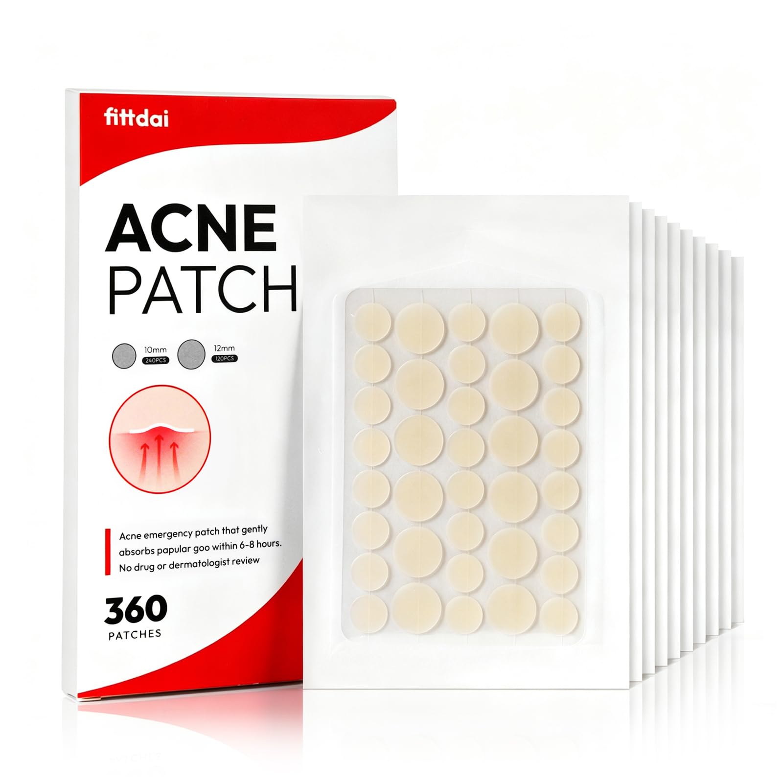 Patch brufoli Idrocolloidali Invisibili