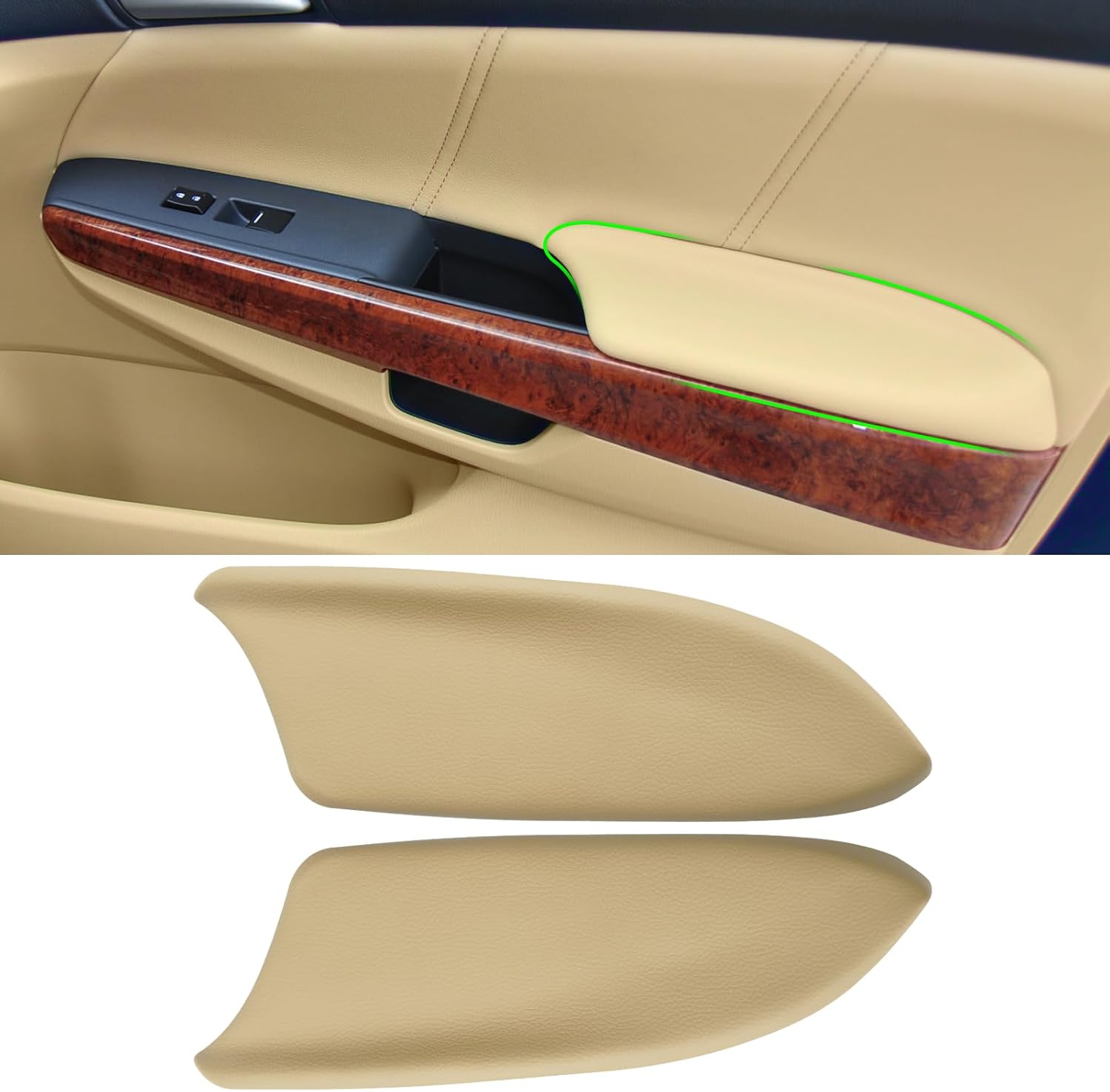 APESER Compatible with 20082012 Honda Accord Door Panels