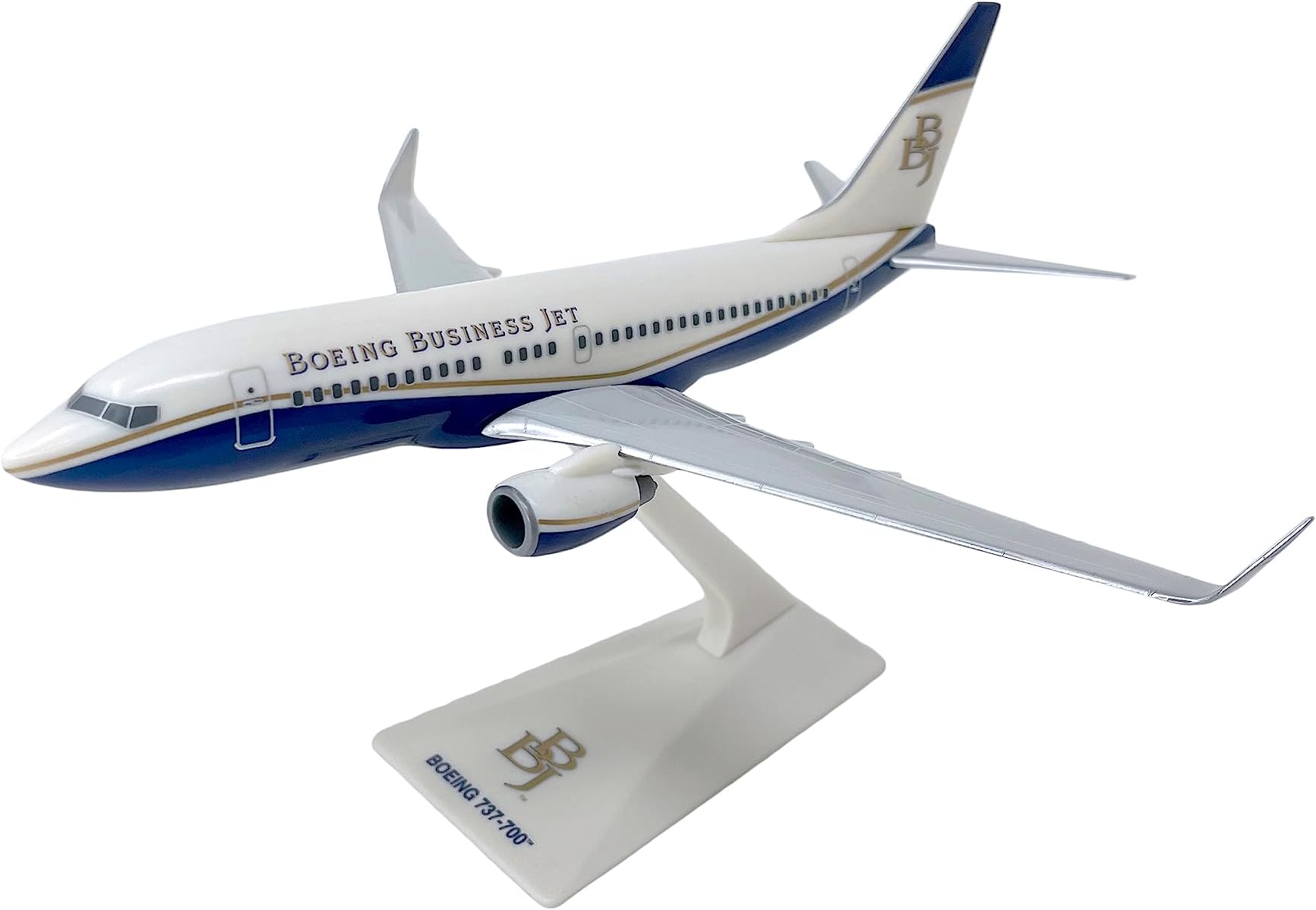 Flight Miniatures Boeing Business Jet (06-Cur) 737-700 1:200 Scale - Plastic Snap-Fit Model Airplane - Collectible Replica of Boeing Business Jet - Part #ABO-73770H-022