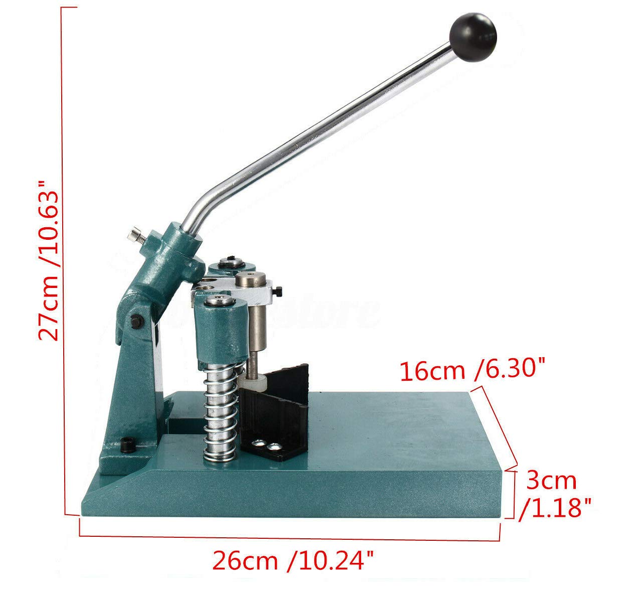 INTBUYING 1set Replaceable Die Blade for All Metal Corner Rounder Punch Cutter (R10 3/8" Blade)
