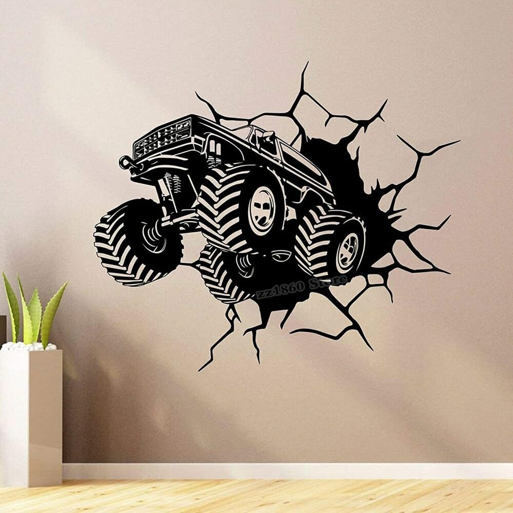 GADGETS WRAP Vinyl Wall Decal Monster Truck