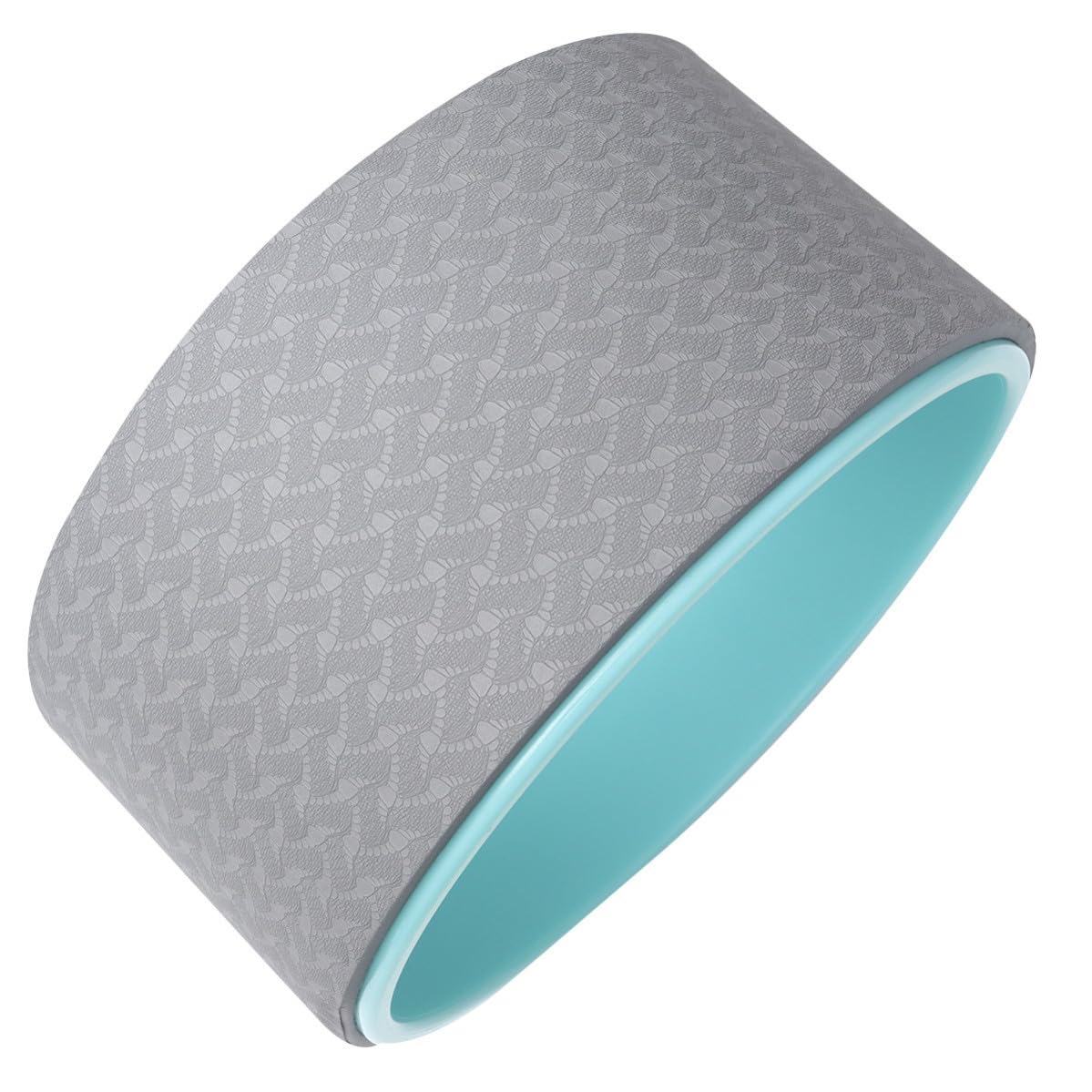 Yoga Rad aus Abs mit 10mm Dicke und 300kg Belastbarkeit Pilates Ring zur Taillenformung und Fitnesszubehör für Bodenübungen und Pilates in Blau