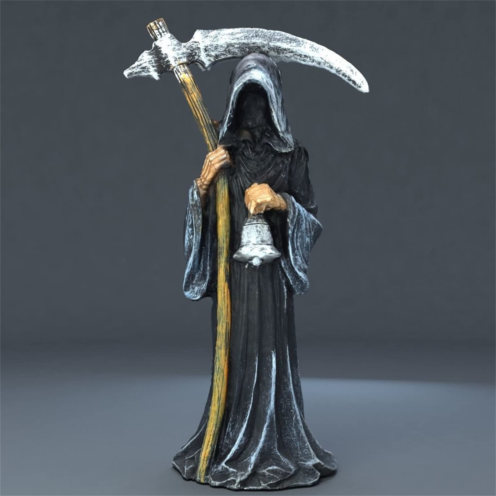 Holy Death Statue Standing Religious 6 69 Decorative Santa Muerte Figurine Grim Reaper Holding Scythe Statue