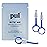 PUL Pack of 3 Reusable 2-in-1 Aligner Seating Chewie & Removal Tool - Compatible with Invisalign, Removable Braces, Retainers, Trays - Easy-to-Use Remover & Chew, Dental & Oral Hygiene Care - Blue
