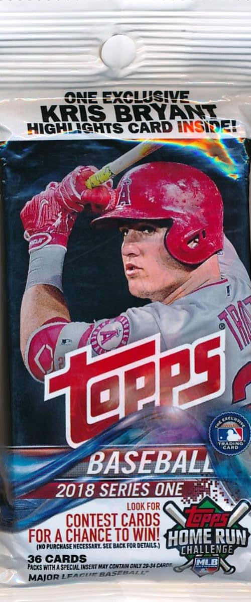 com: 2018 Topps Series 1 Baseball EXCLUSIVE Factory Sealed