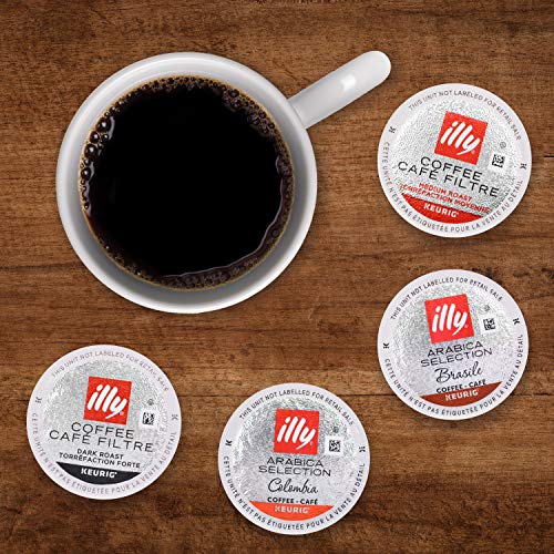 Illy Coffee, Variety Pack, K Cup For Keurig, 100% Arabica Bean Signature Italian Blend, Premium Gourmet Roast Single Serve Drip Coffee, 60-Count (Pack Of 1) #TOP6