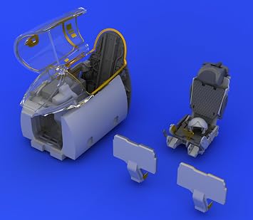 Eduard EDU648185 148 Brassin MiG-21PFM Interior Grey Set for use with the Model kit Model KIT Accessory