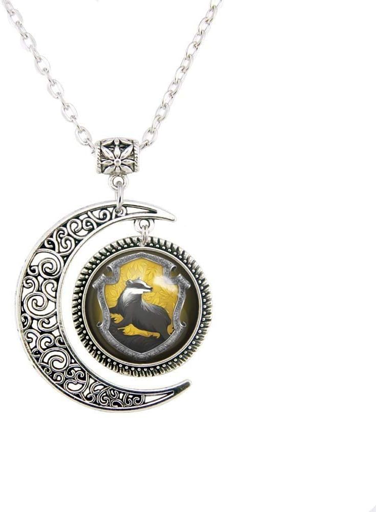 JTIISICYMoon necklace Jewelry Badger Pendant Badger Necklace Christmas Gifts
