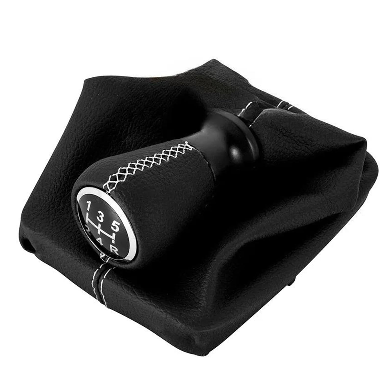 DPEDFVXVMR Gear Stick Head 1PCS for Peugeot 206 406 Manual Transmission Gear Shift Knob Gaiter Boot Cover Shifter Handle 5 Speed Replacement Gear Knob