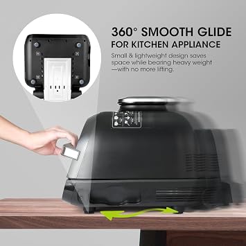 Aieve Appliance Sliders, 8 Pcs Small Appliance Slider for Countertop