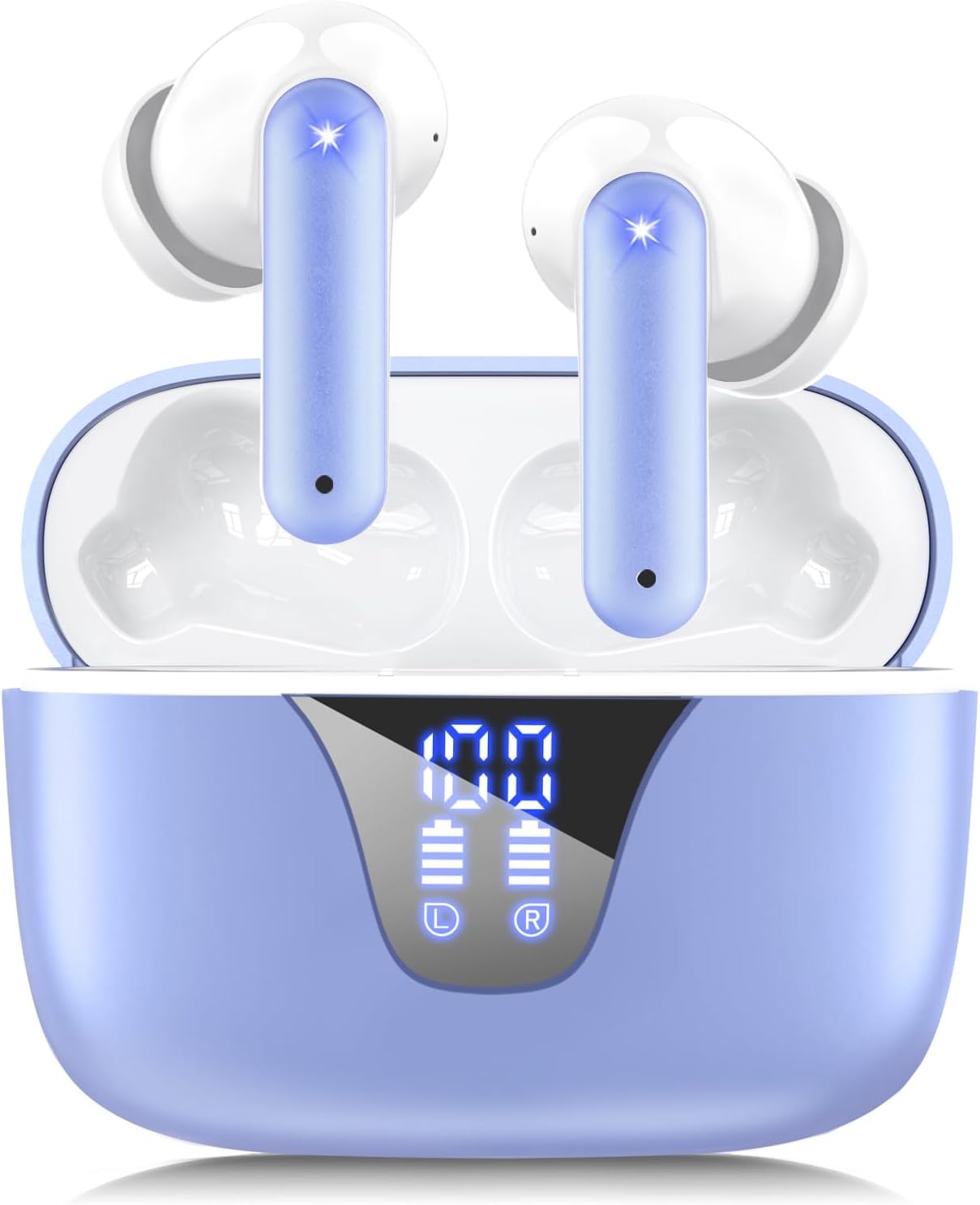 Earbuds Bluetooth 5.4 Headphones, Noise Cancelling Touch Control True Wireless Bluetooth Ear Buds