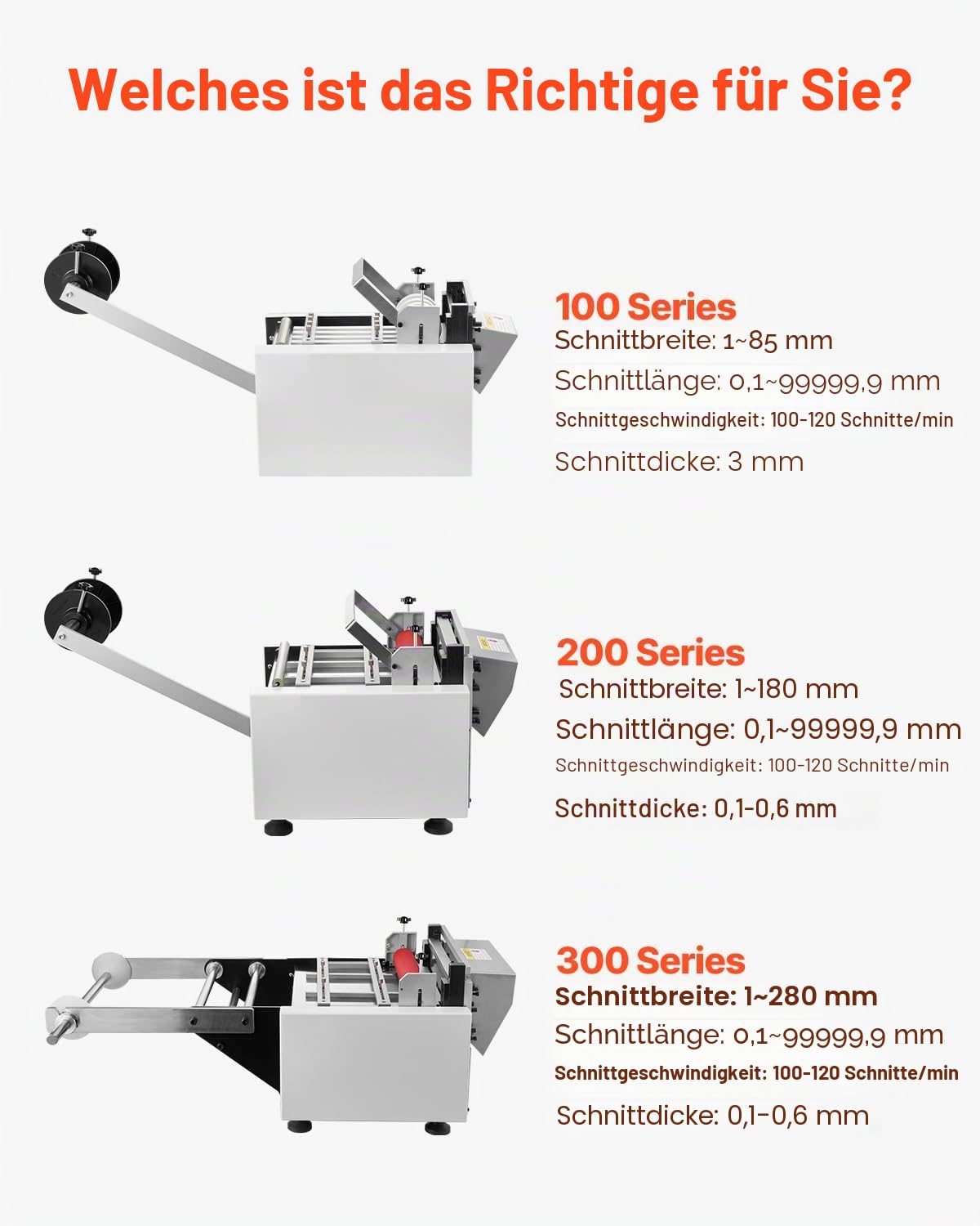 VEVOR Automatischer Schrumpfschlauchschneider, Kabelrohrschneidemaschine mit 1–85 mm Schnittbreite, 0,1–99999,9 mm Länge, Rohrschneider für Schrumpfschläuche, Fiberglasrohre, Kabel, Wachsschläuche