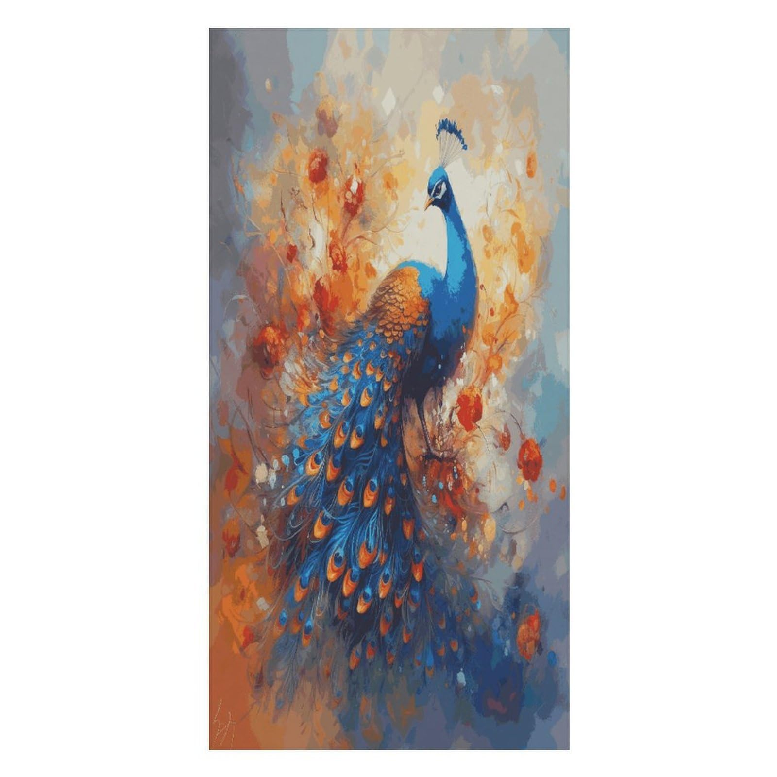 FekiLoot Peacock2 Beach Towel Oversized Bath Towel Ultra Soft Pool Towel Cozy Swim Towel Silky Lounge Towel Quick Dry Travel Towel Gentle Absorbent Towel for Adults Women Men
