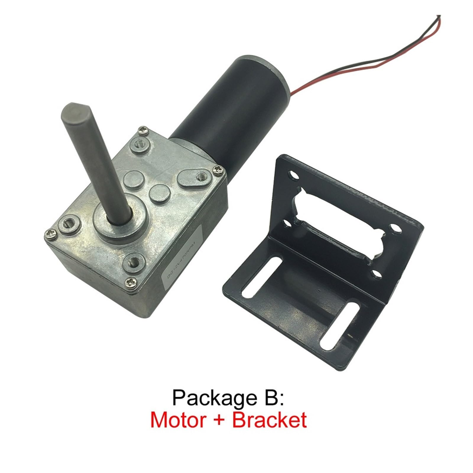 DC 24V Worm Geared Motors High Torque Volt DC electronic starter Reduction electronic starter Self-Lock 5840-31ZY package B 12V 10rpm RUAJOGYNVM