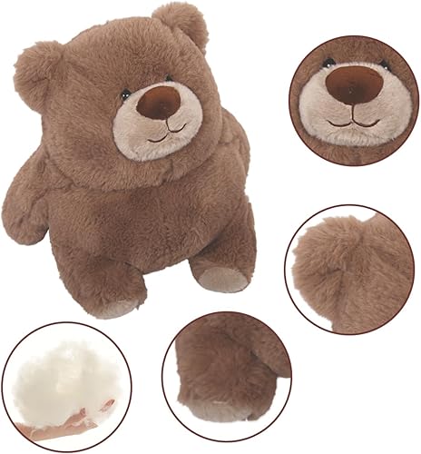 Miniatura 7 de ARELUX Bonita almohada de peluche de pollo juguetes de peluche de pato suave, muñecas de felpa para abrazar gordas a la hora de dormir, peluche