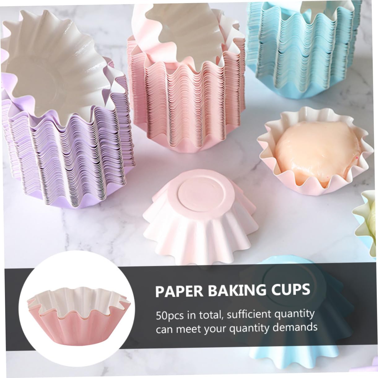 TOPBATHY 150 Pz Portacarte Xuemei Niang Involucri Per Torte Torta Di Muffin Pirottino Per Cupcake Tazza Per Cupcake Portabicchieri Da Dessert Silicone Carta Difficile Coppa Da Dessert Rosa
