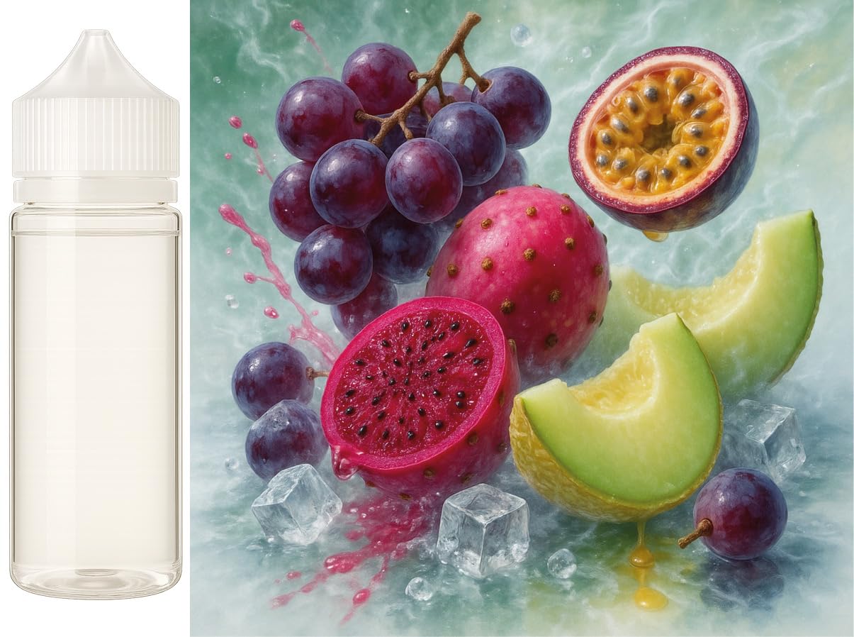 Iced Mirage - uva cactus frutto della passione melone giallo ghiaccio aroma concentrato - vegano - Sasami - 100ml