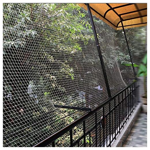 EasyShoppingBazaar Bird Net/Pigeon Net/Anti Bird Net UV Stabilized HDPE (with Clips & Tying Ropes) White - 10 x 6 Ft