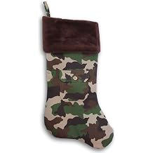 Camouflage Christmas Stocking - 20.5 x 10.5 Inches