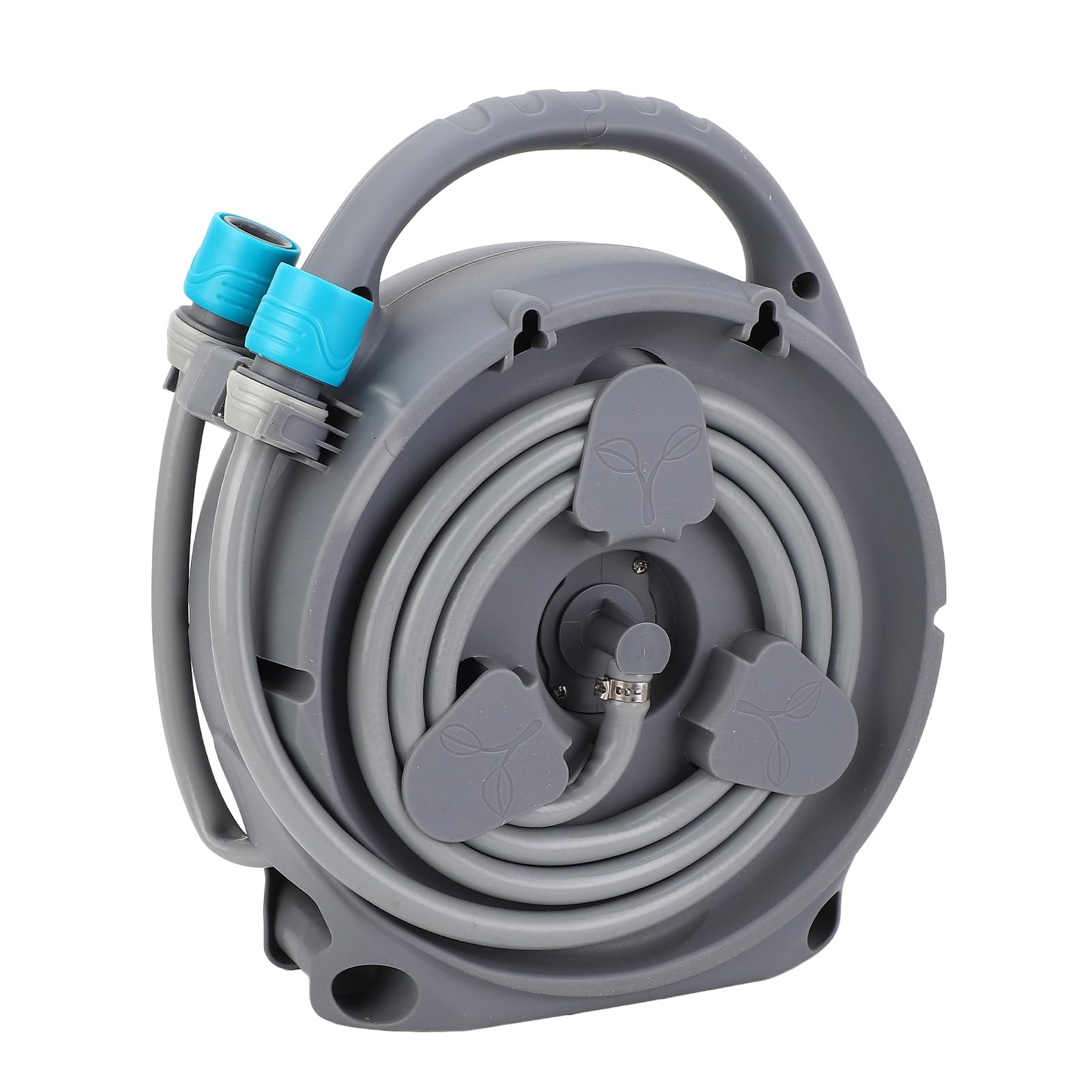 lyrlody Expandable Hose Reel System, Versatile Modes Garden Hose Reel, 8 Spray Patterns, 3000 PSI Pressure Control & Wall Mountable Storage for Yard, Patio, Outdoor Cleaning (12m)