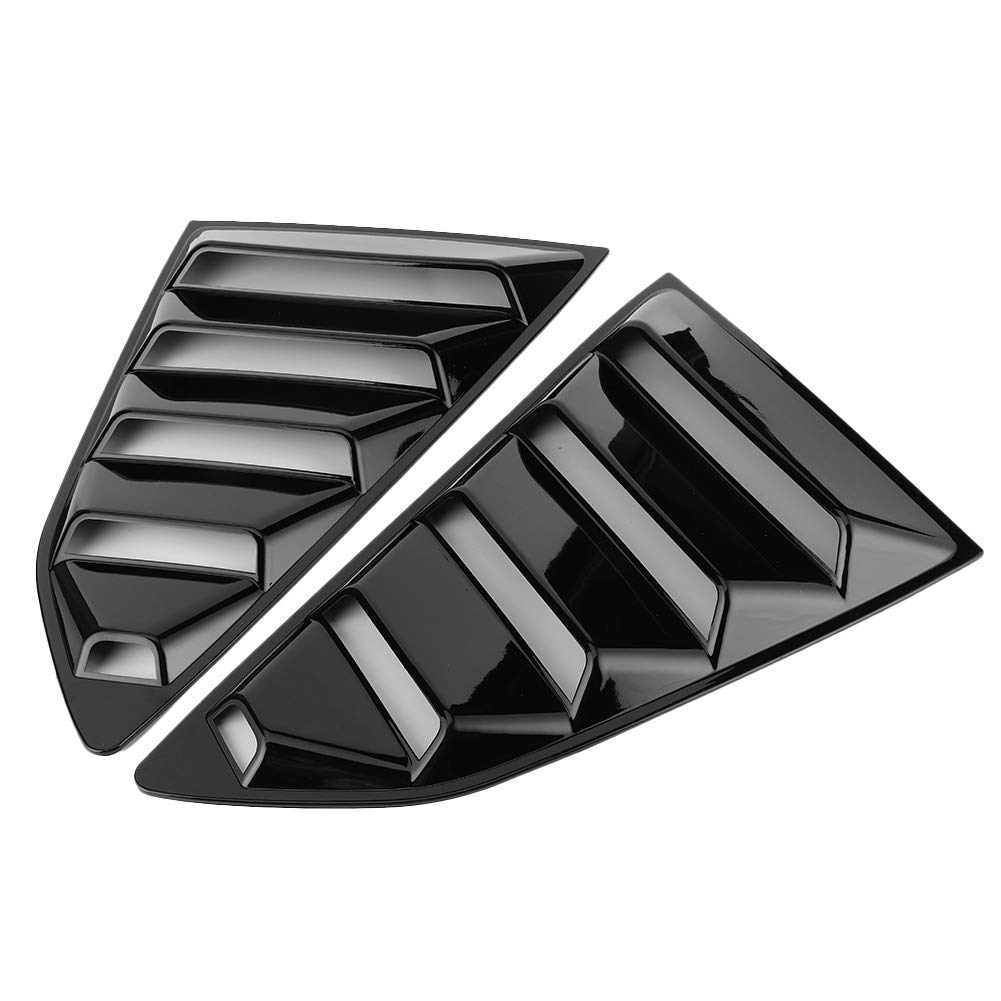 Persiennes de Fenêtre Finition Premium ABS Noir Brillant Camaro 2016-2020