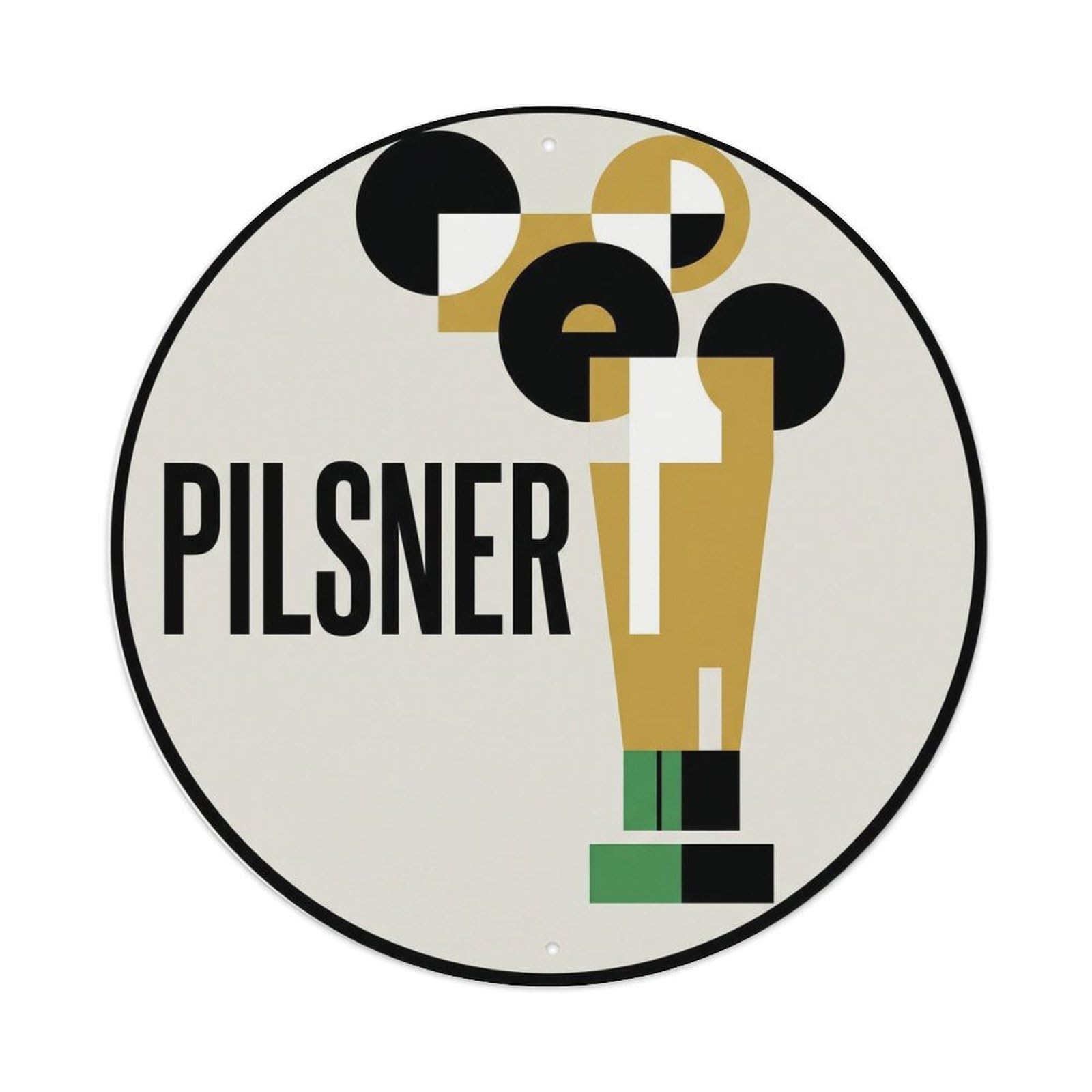 Old School Pilsner Lager Beer Pub Brewery Sour Brew Metal Tin Sign