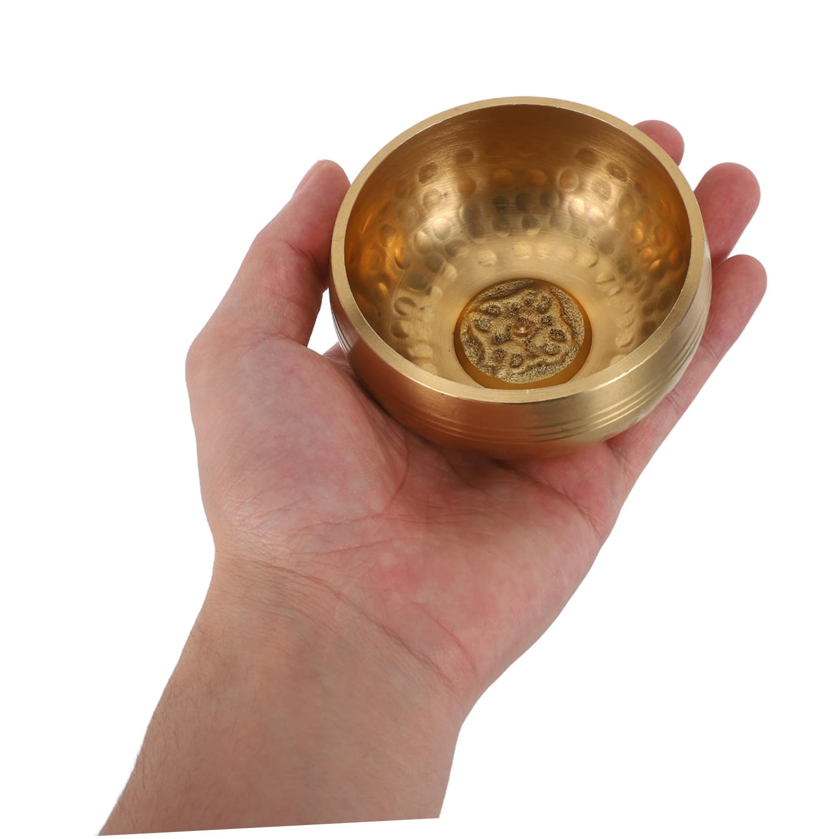 Ciotola tibetana buddista campana tibetana per principianti campana sonora in legno autentica ciotola sonora per canzoni con in legno