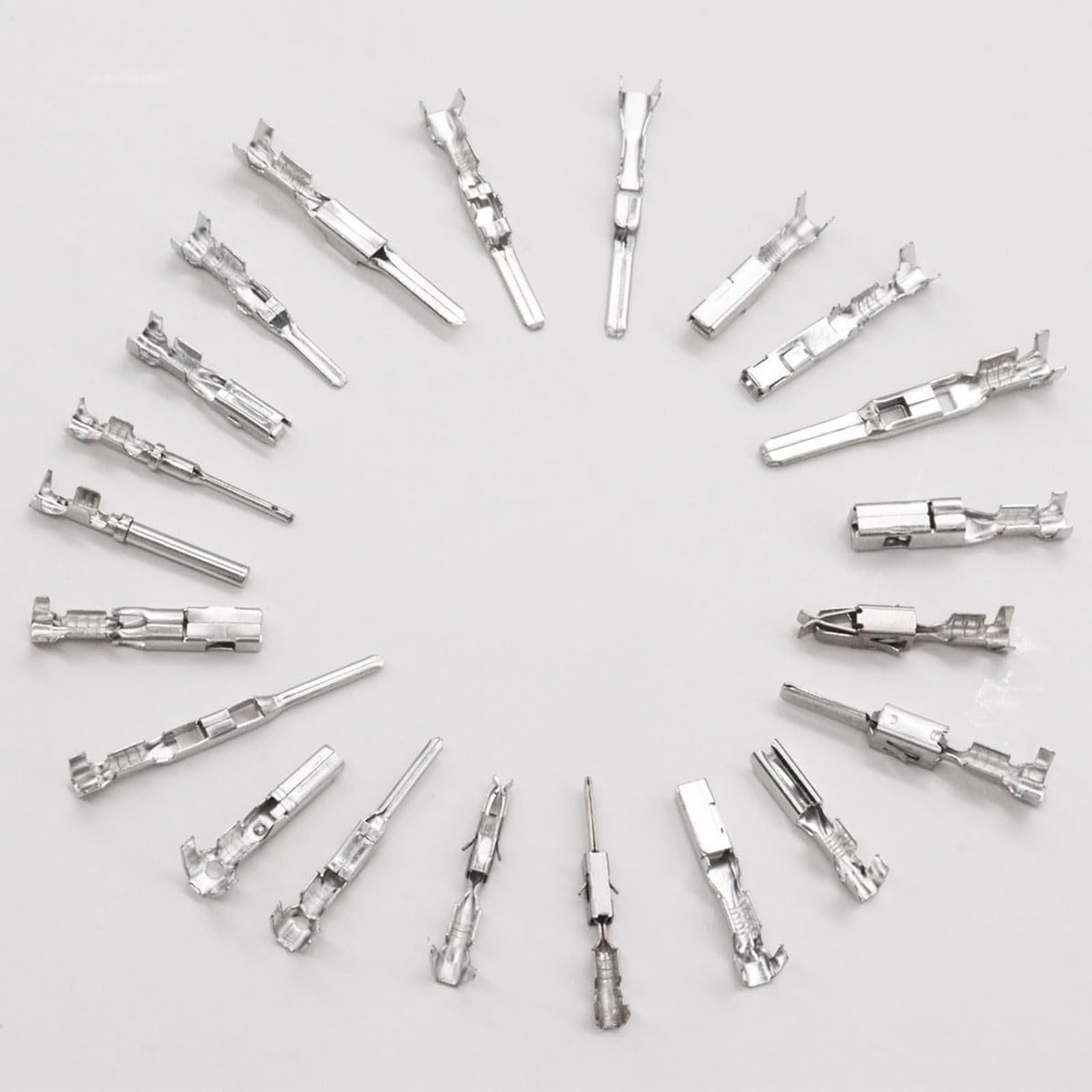 Générique 720 pièces bornes de Fil de Voiture connecteur Broche connecteur bornes à Broches 1/1, 5/1, 8/2, 2/2, 8/3, 5 mm Automobile Automobile Retrait de Prise Non isolé mâle Femelle sertissages