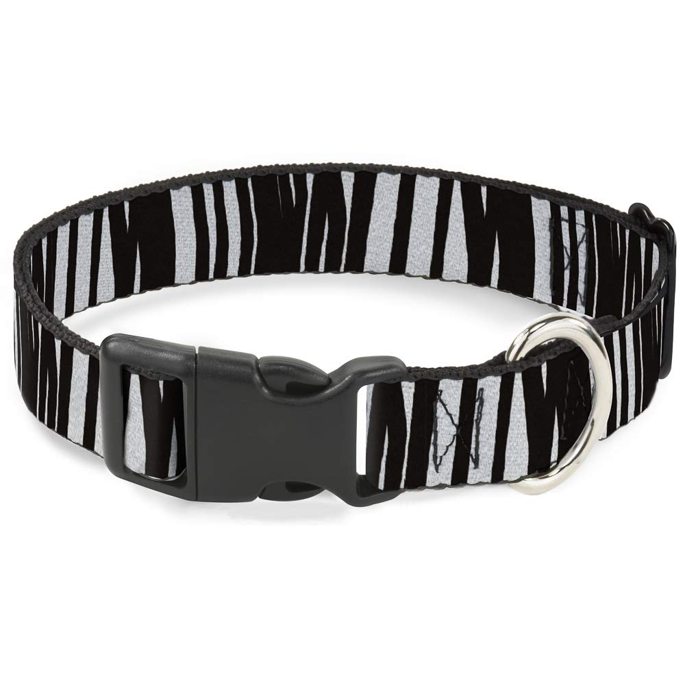 Pince à collier zèbre plastique Buckle Down large à serrage ajustable 18-81,3 cm